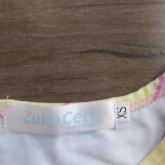 Girls 100% Polyester Zuko Cert Rainbow Sleeveless Dress W/Horse Ages 3/4 Size XS - Picture 3 of 3